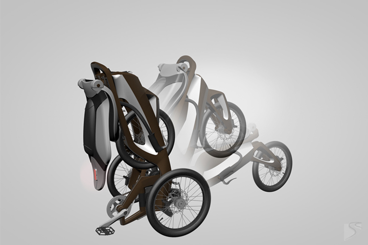 fold down trike